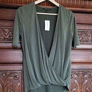 NWT Drape Wrap Top